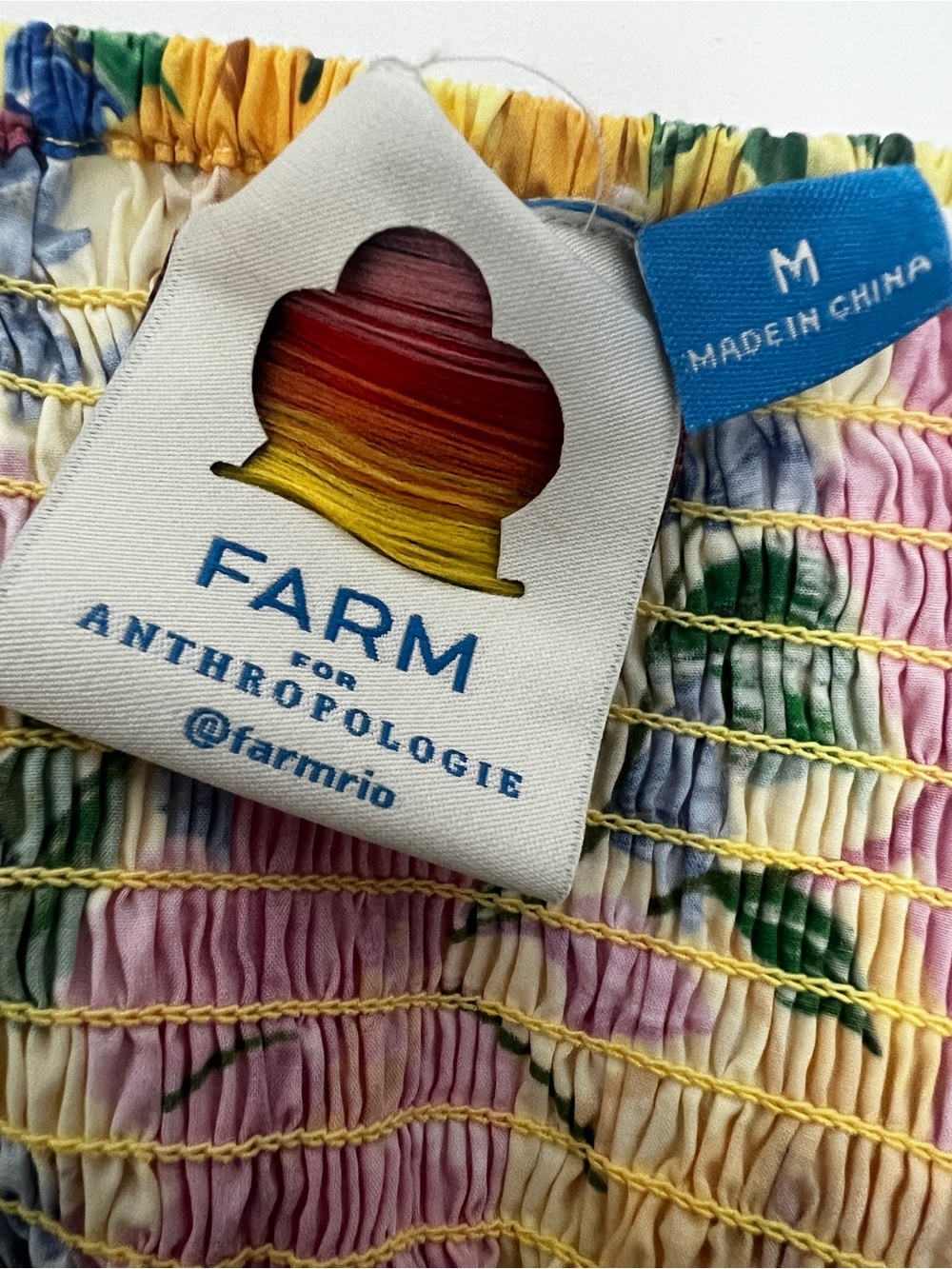 Farm Rio x Anthropology - cotton tiered midi dress - Picture 3 of 4